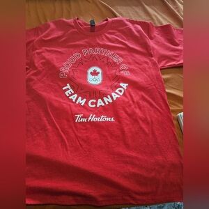 Nwot Tim Hortons Olympic Tshirt
